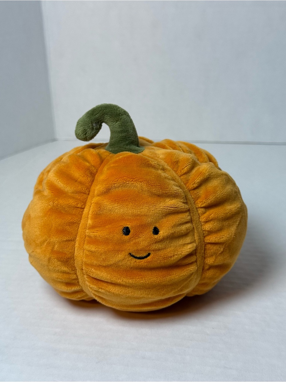 Jellycat Vivacious Vegetable pumpkin retired Plush 5 in W/Flaws🎃